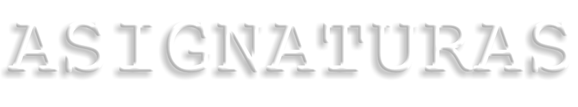 ASIGNATURAS